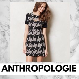Anthropologie Houndstooth Dress